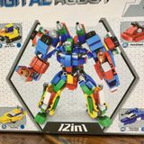 Đồ chơi lắp ráp 12 trong 1 Robot biệt đội No. 633021 