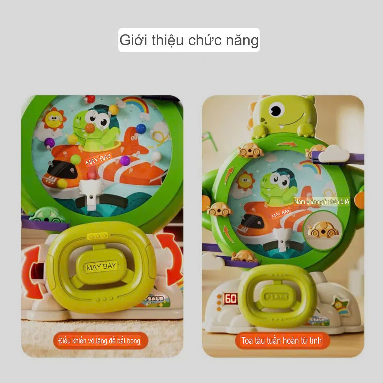  Đồ chơi vận động : MÁY HỨNG BÓNG CATCHING BALL MACHINE, 3ages, No.G252A-G256A 