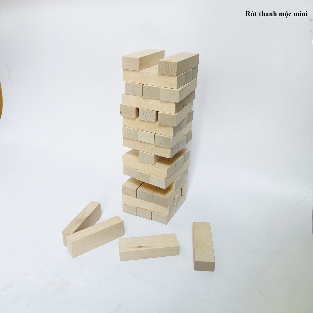  Đồ chơi vận động : Trò Chơi RÚT THANH MỘC MINI Woody 45pcs, 3ages+,  No. 1439 