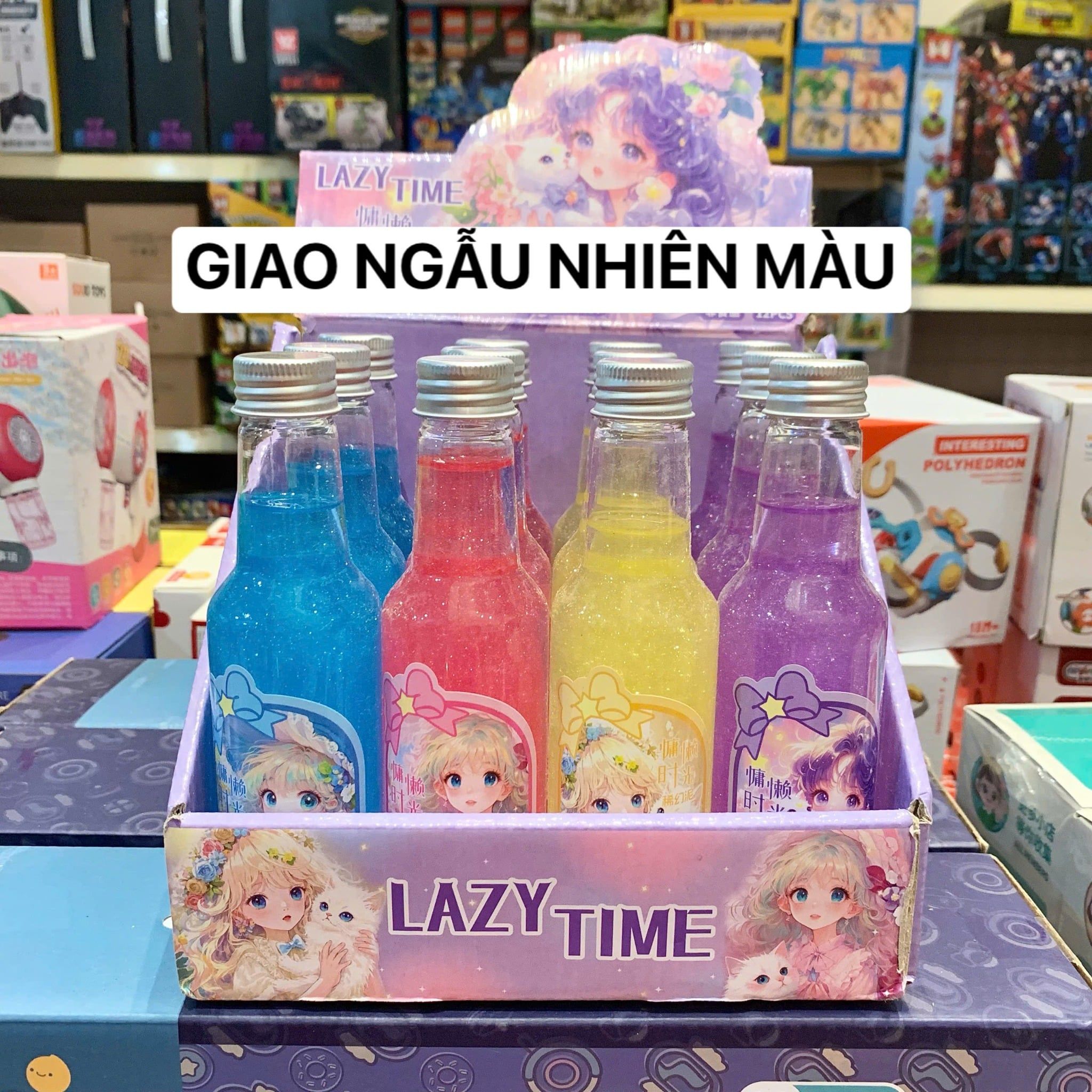  Đồ chơi Slime : SLIME NƯỚC NHIỀU MẪU SIÊU XINH – GIAO NGẪU NHIÊN MÀU ( GIÁ 1 LỌ,CHAI ) 
