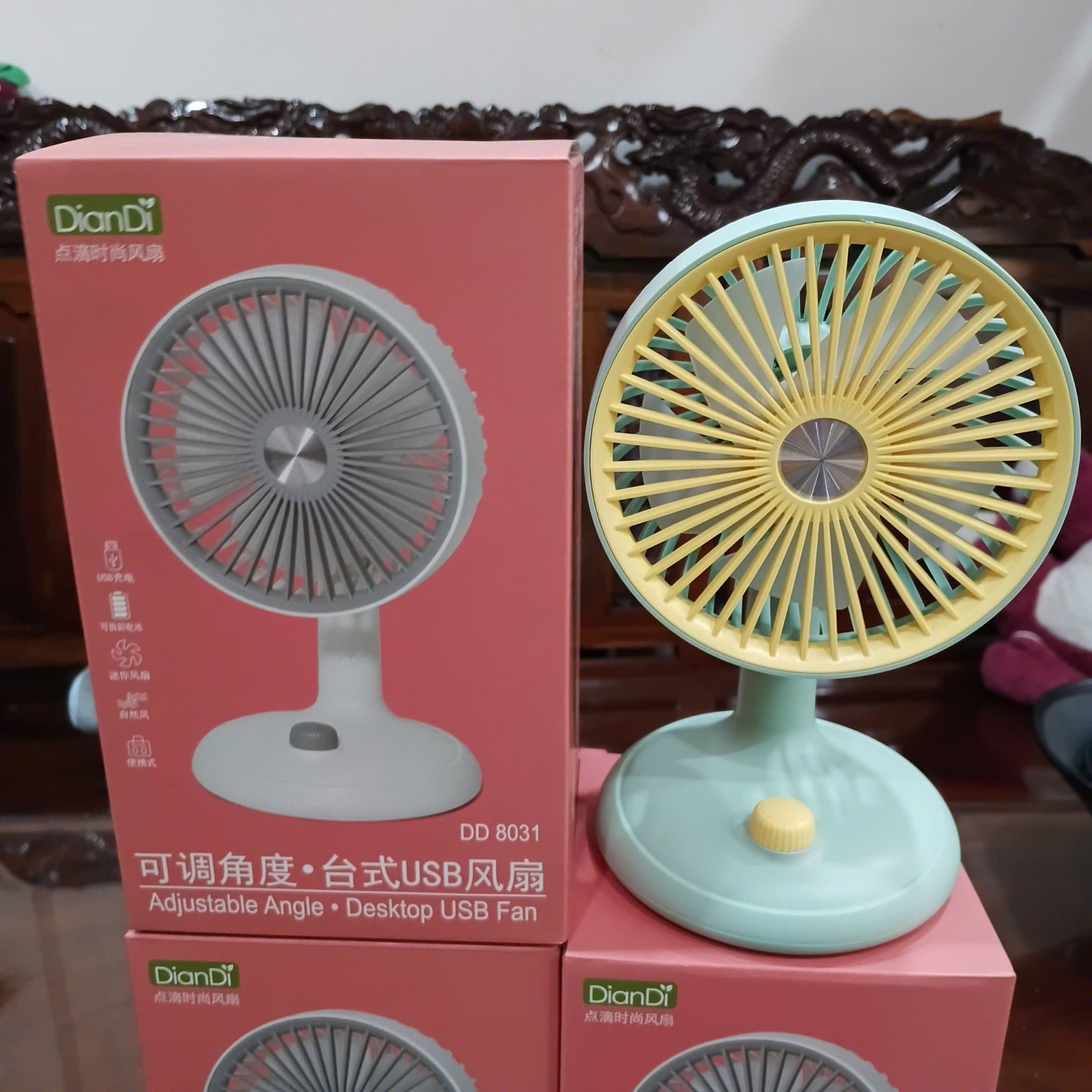  Quạt để bàn USB DianDi – Nhỏ gọn, tiện lợi, làm mát hiệu quả Model DD 8031-7 