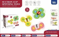  Đồ chơi vận động : SET 3 CON QUAY HÌNH ĐỘNG VẬT CHO BÉ – SUCTION CUP SPINNING TOYS (18M+), No. FXB-18 
