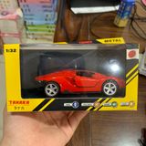  Đồ chơi mô hình: Xe Lambogini kim loại 1:32 (kéo thả, mở cửa, đèn, nhạc) 6832-10M - Đỏ 