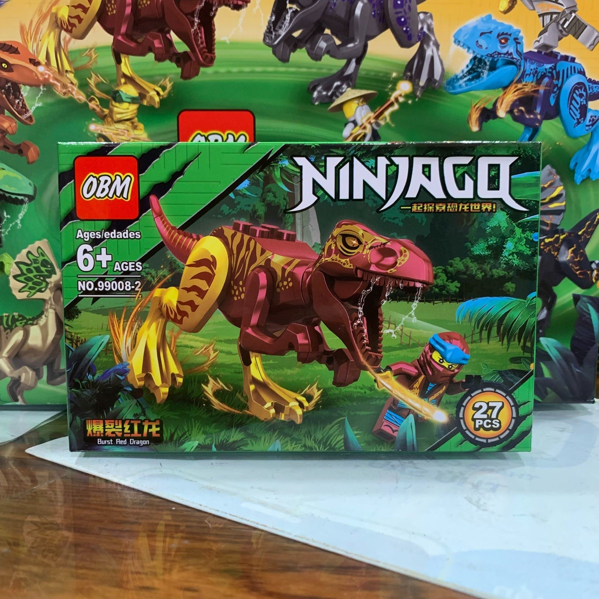  Đồ chơi lắp ráp : Bộ sưu tập nhiều mẫu mô hình phi cơ và khủng long (16b nhỏ/lốc), 6ages+, No. 99008, 99034, 99108 