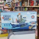  Đồ chơi vận động : Bộ tàu vận tải chở xe – Cargo Ship (12 xe kim loại màu ngẫu nhiên), 3ages, No. TN-1300 