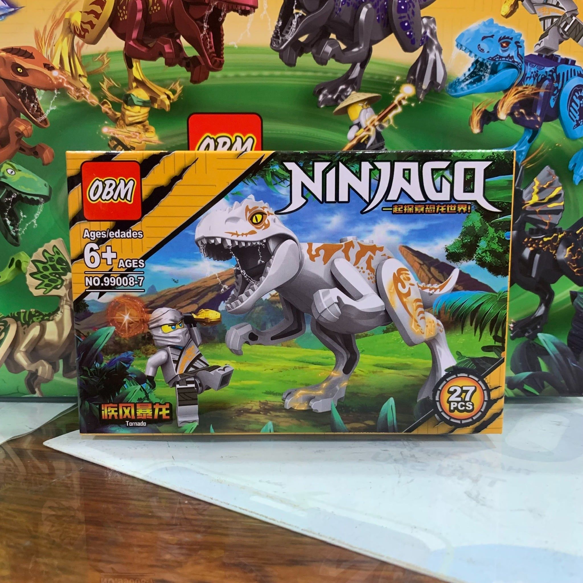  Đồ chơi lắp ráp : Bộ sưu tập nhiều mẫu mô hình phi cơ và khủng long (16b nhỏ/lốc), 6ages+, No. 99008, 99034, 99108 