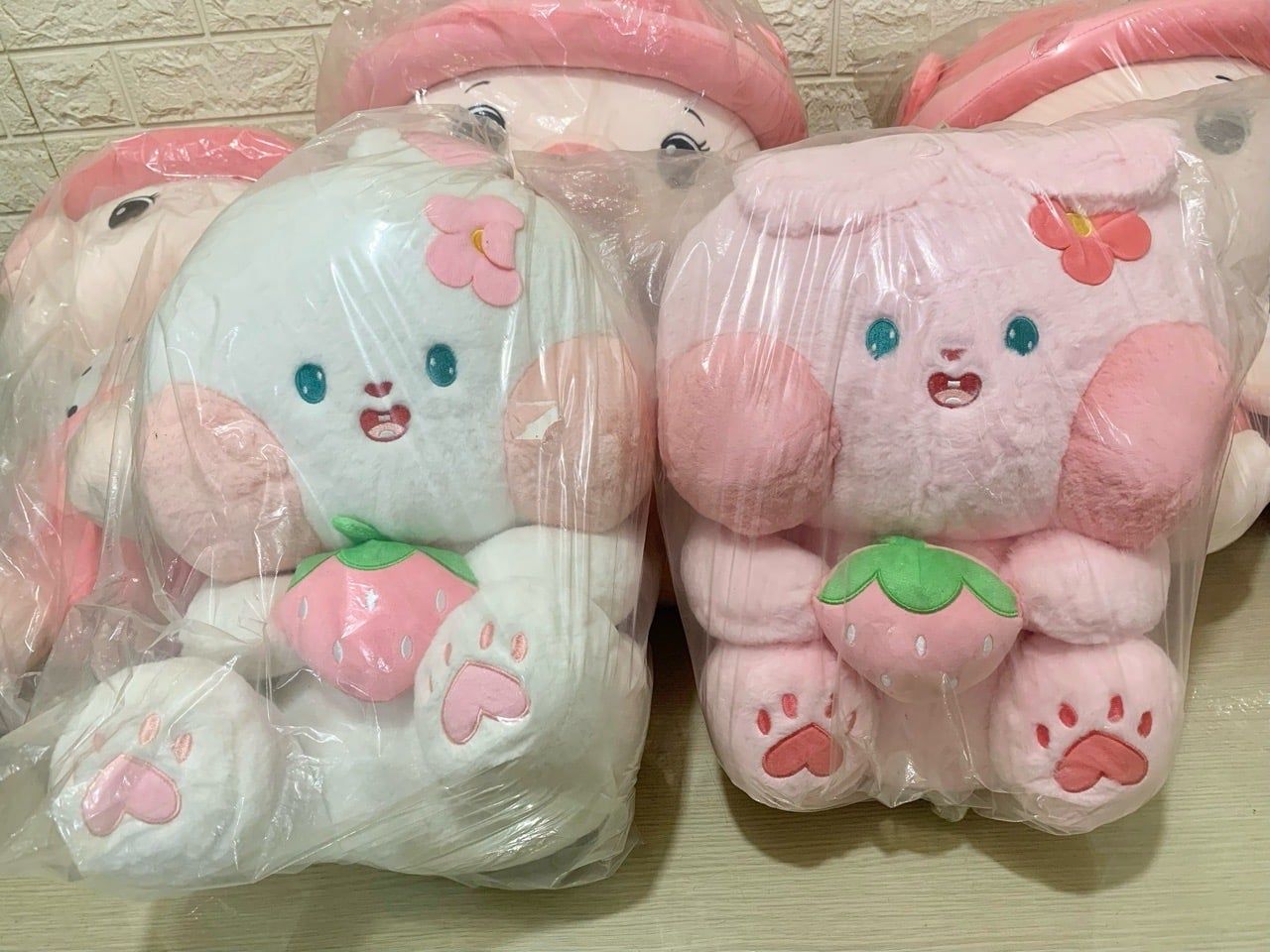  Gấu Bông: Thỏ ôm dâu kích thước 50cm 