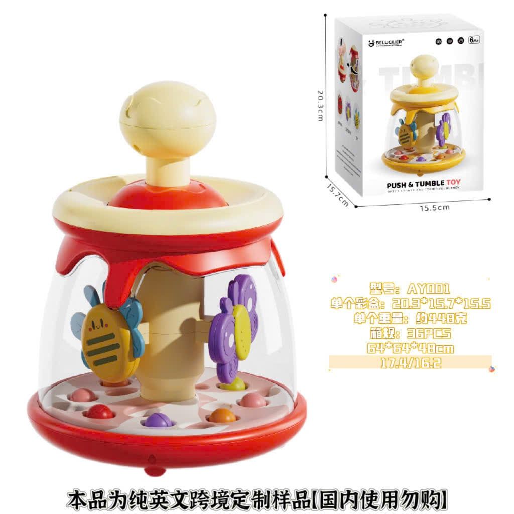  Đồ chơi vận dộng : Đồ Chơi Quay Tay Ong Vui Nhộn Bellcure – Đồ Chơi Xoay Cho Bé 6 Tháng Trở Lên, 6m+, No. AY001 