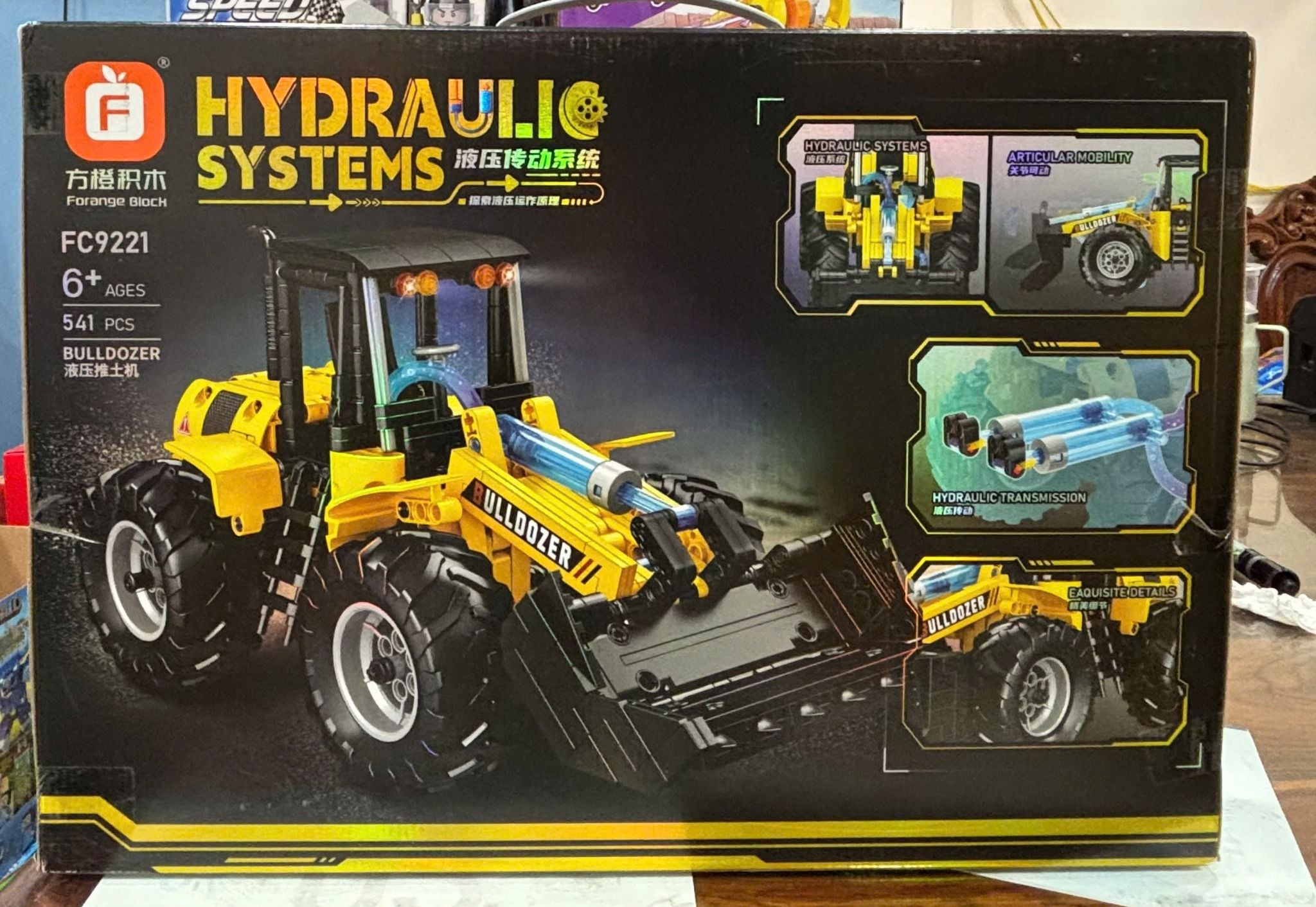  Đồ chơi lắp ráp: Bộ Xây Dựng Thủy Lực - Cần Cẩu No. FC9222 và Xe Đào No. FC9221 