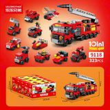 Đồ chơi lắp ráp : Full set 10 mô hình lắp ráp nhiều mẫu 10in1, 6ages+, No. 9100,01,03,04,05,07,08,10,13,16,18 