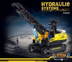  Đồ chơi lắp ráp: Bộ Xây Dựng Thủy Lực - Cần Cẩu No. FC9222 và Xe Đào No. FC9221 