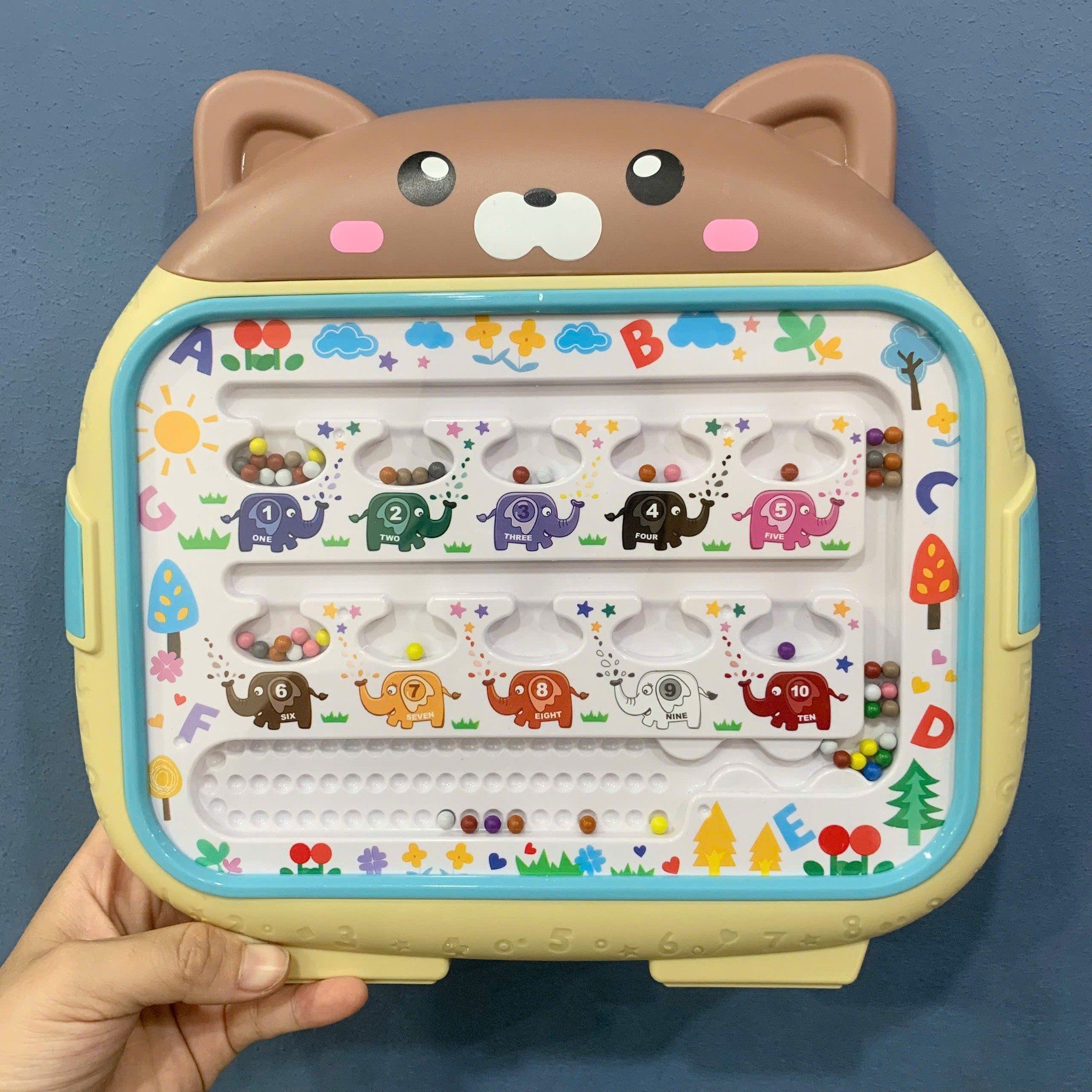  Đồ chơi giáo dục : Bảng vẽ nam châm từ tính - Magnetic Drawing Board, 3ages+, No. 666-7B 