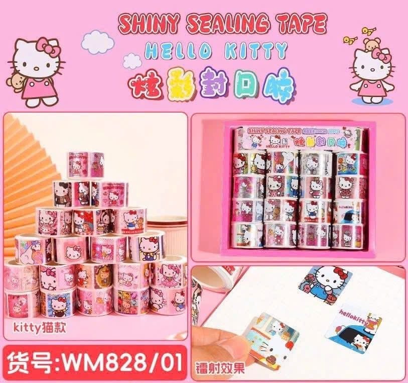  Hộp 20 cuộn sticker Hello Kitty siêu dễ thương, No. WM828/01 