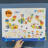  Đồ chơi giáo dục : Bộ xếp hình đường ống nam châm, phát triển tư duy sáng tạo cho bé, 191 chi tiết, 3ages+, No. AC0108 