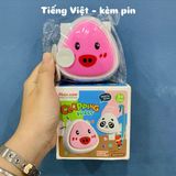  Đồ chơi vận động : Bộ chuông chạm nhảy đếm số Tiếng Anh và Tiếng Việt, đồ chơi vui nhộn tăng chiều cao cho bé 