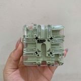  Đồ chơi trí tuệ : Khối Rubik 3D lăn bi trong suốt, giải đố mê cung giúp bé phát triển tư duy logic, 3ages, No. ME-309 