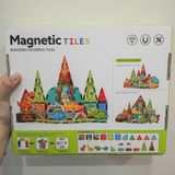  Đồ chơi giáo dục : Bộ xếp hình nam châm Magnetic Tiles Chủ Đề Nông Trại & Khủng Long, 3ages+, No. 188-M507, M523 