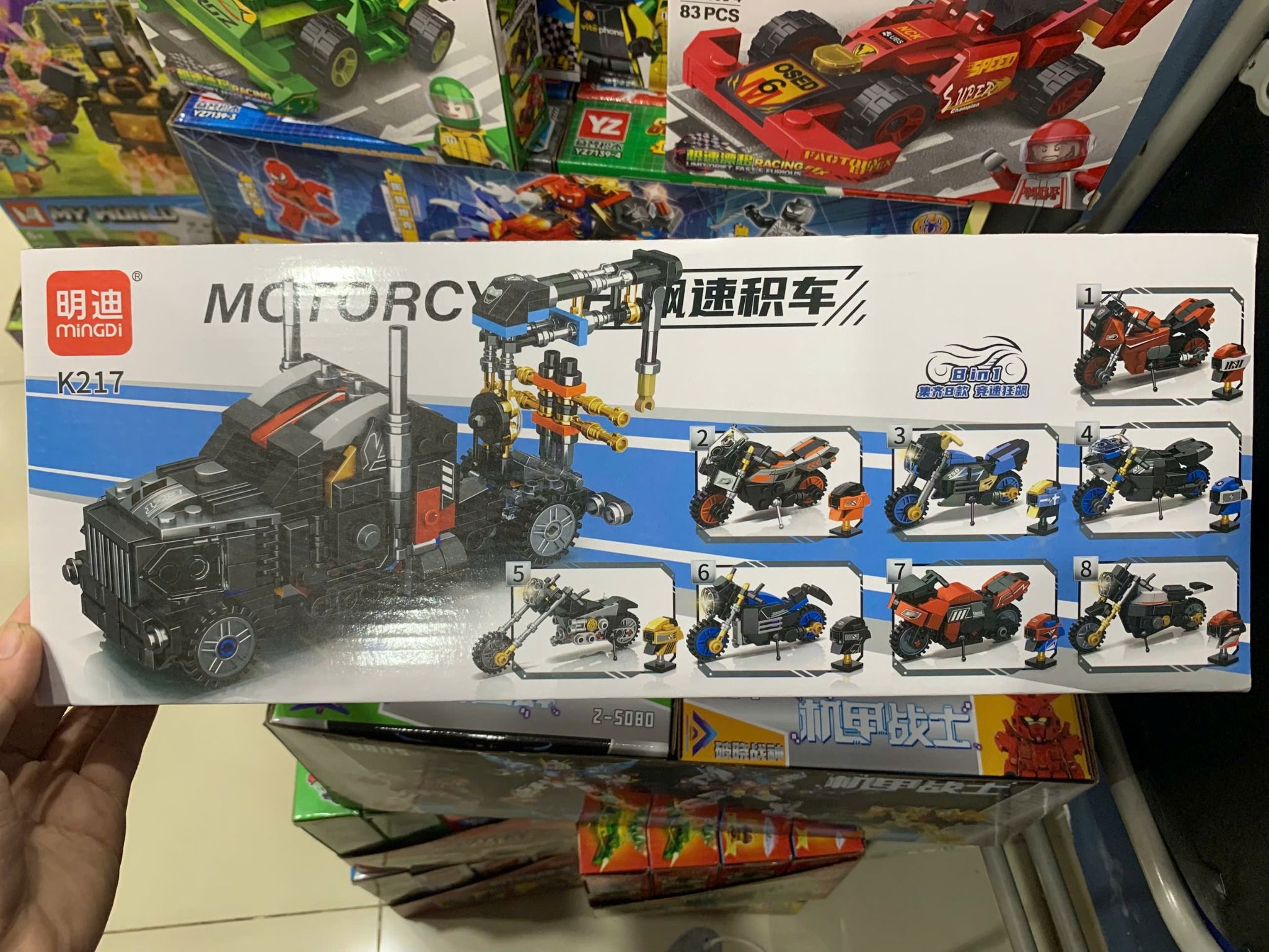  Đồ chơi lắp ráp : Bộ sưu tập nhiều mẫu mô hình cho bé (8b nhỏ/lốc), 5-12ages+, No. 9007, 9013, 99257, 99305, 0805, D588, YZ7139, CD8098, 99999, K217, CD8096, CD8138, 99233 