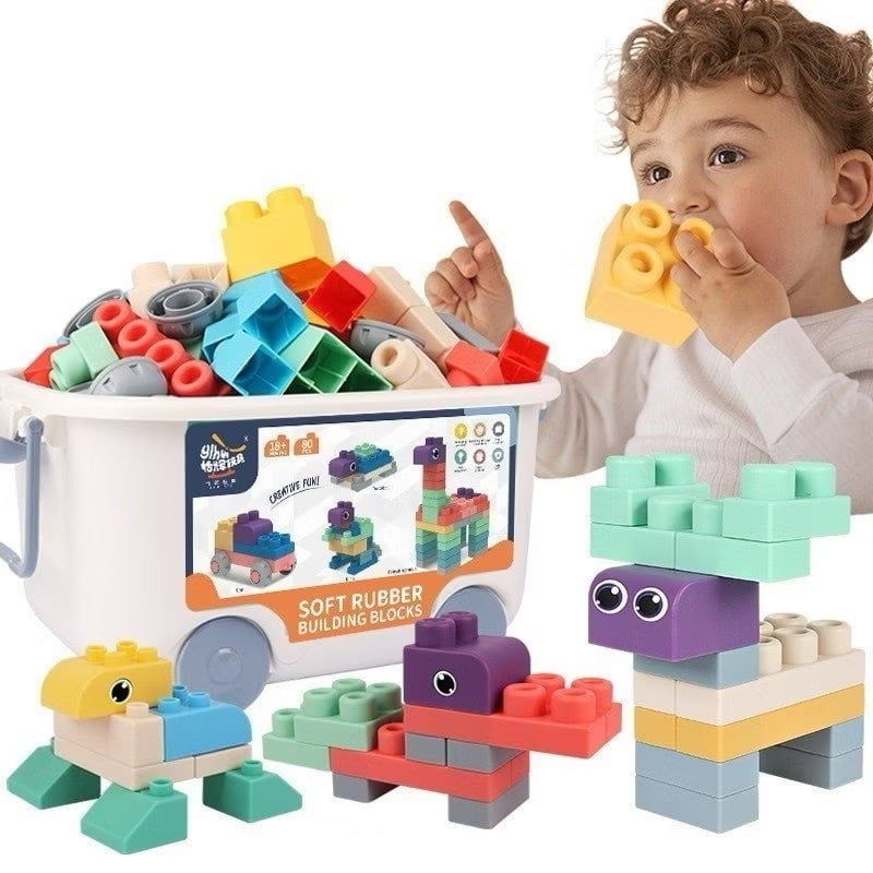  Đồ chơi xếp hình Building Blocks phát triển tư duy sáng tạo, 3ages+, No. XM3011-XM3012 