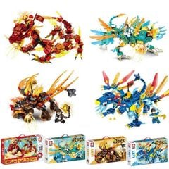 Đồ chơi lắp ráp : Bộ 4 mẫu lắp ráp Rồng biến hình, 6ages+, No. 68236, 68237, 68238, 68239 