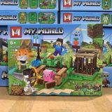  Đồ chơi lắp ráp : Bộ sưu tập nhiều mẫu Minecraft sáng tạo, 3ages, No. MG661, MG805, MG1252, MG1133, MG1351 