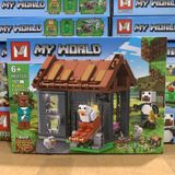  Đồ chơi lắp ráp : Bộ sưu tập nhiều mẫu Minecraft sáng tạo, 3ages, No. MG661, MG805, MG1252, MG1133, MG1351 