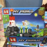  Đồ chơi lắp ráp : Bộ sưu tập nhiều mẫu Minecraft sáng tạo, 3ages, No. MG661, MG805, MG1252, MG1133, MG1351 