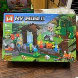  Đồ chơi lắp ráp : Bộ sưu tập nhiều mẫu Minecraft sáng tạo, 3ages, No. MG661, MG805, MG1252, MG1133, MG1351 