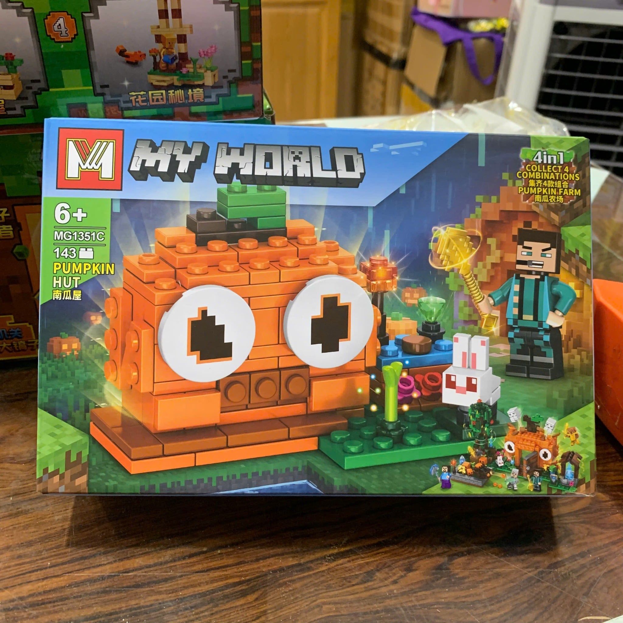  Đồ chơi lắp ráp : Bộ sưu tập nhiều mẫu Minecraft sáng tạo, 3ages, No. MG661, MG805, MG1252, MG1133, MG1351 