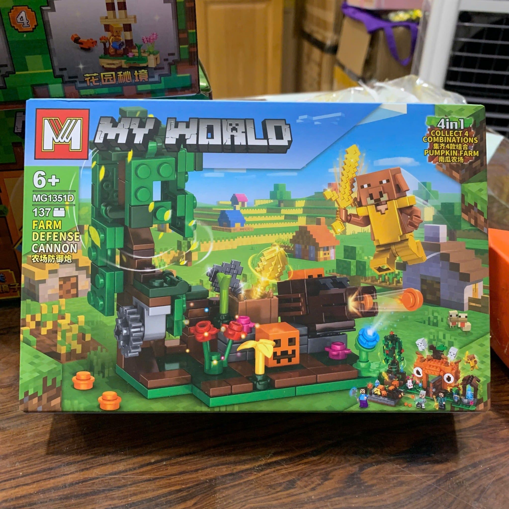  Đồ chơi lắp ráp : Bộ sưu tập nhiều mẫu Minecraft sáng tạo, 3ages, No. MG661, MG805, MG1252, MG1133, MG1351 