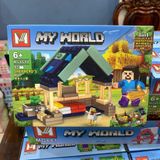  Đồ chơi lắp ráp : Bộ sưu tập nhiều mẫu Minecraft sáng tạo, 3ages, No. MG661, MG805, MG1252, MG1133, MG1351 