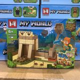  Đồ chơi lắp ráp : Bộ sưu tập nhiều mẫu Minecraft sáng tạo, 3ages, No. MG661, MG805, MG1252, MG1133, MG1351 