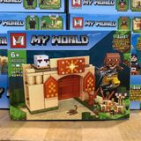  Đồ chơi lắp ráp : Bộ sưu tập nhiều mẫu Minecraft sáng tạo, 3ages, No. MG661, MG805, MG1252, MG1133, MG1351 