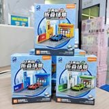  Đồ chơi lắp ráp : BỘ ĐỒ CHƠI MÔ HÌNH THÀNH PHỐ GẬP GỌN DIY – KÈM XE, 3ages+, No. 91702, 91703, 91704 