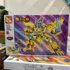  Đồ chơi lắp ráp : Robot Khủng Long Biến Hình 2in1 – Mô Hình Cơ Giới, 6ages+,386-432pcs, No. 617, 626, 807 