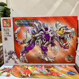  Đồ chơi lắp ráp : Robot Khủng Long Biến Hình 2in1 – Mô Hình Cơ Giới, 6ages+,386-432pcs, No. 617, 626, 807 