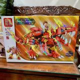  Đồ chơi lắp ráp : Robot Khủng Long Biến Hình 2in1 – Mô Hình Cơ Giới, 6ages+,386-432pcs, No. 617, 626, 807 