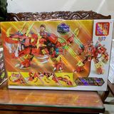  Đồ chơi lắp ráp : Robot Khủng Long Biến Hình 2in1 – Mô Hình Cơ Giới, 6ages+,386-432pcs, No. 617, 626, 807 