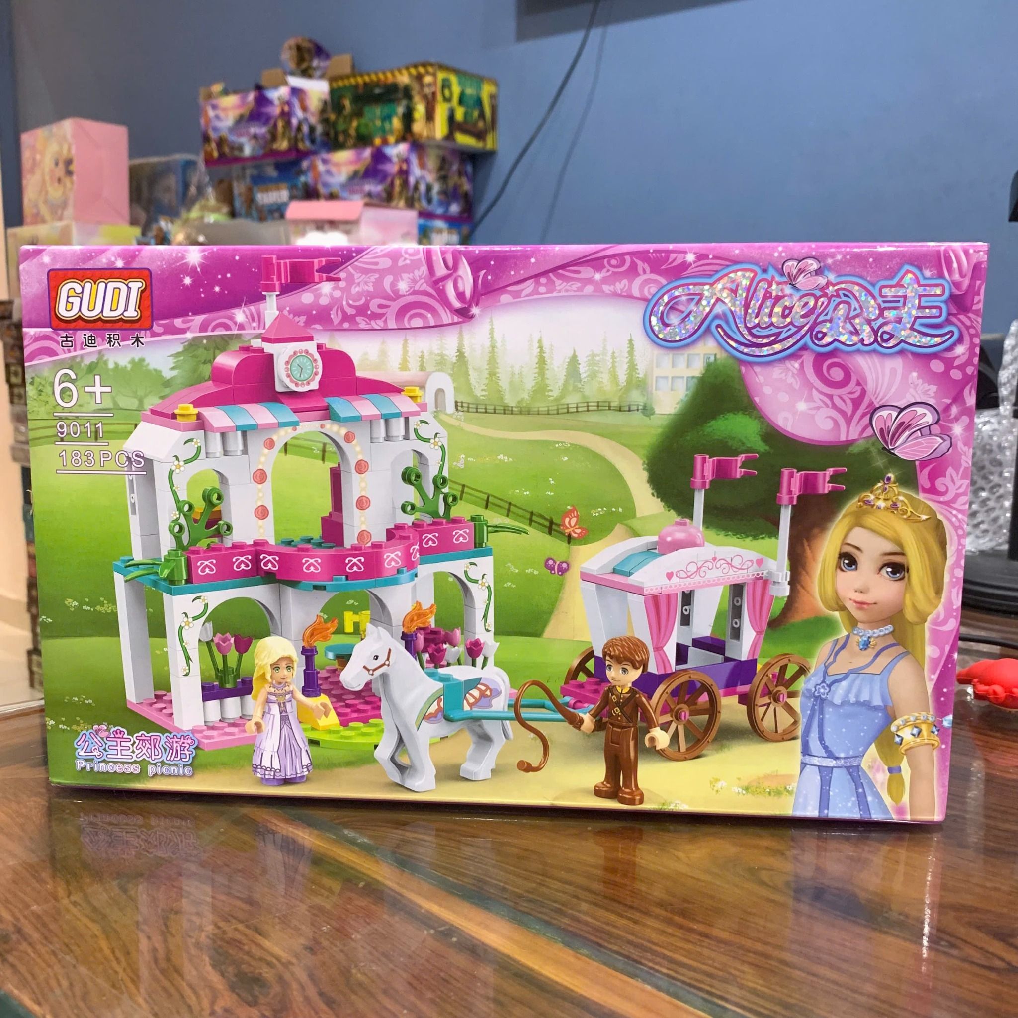  Đồ chơi lắp ráp : Bộ xếp hình GUDI – Chủ đề Công Chúa, 6ages+, No. 9011, 9015 