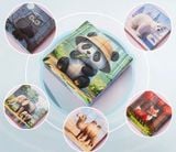  Đồ chơi xếp hình : Khối nam châm từ tính 6 mẫu khác nhau, khối 3D siêu thú vị cho bé, No. JM850-57 