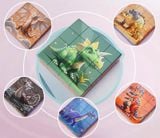  Đồ chơi xếp hình : Khối nam châm từ tính 6 mẫu khác nhau, khối 3D siêu thú vị cho bé, No. JM850-57 