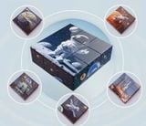  Đồ chơi xếp hình : Khối nam châm từ tính 6 mẫu khác nhau, khối 3D siêu thú vị cho bé, No. JM850-57 