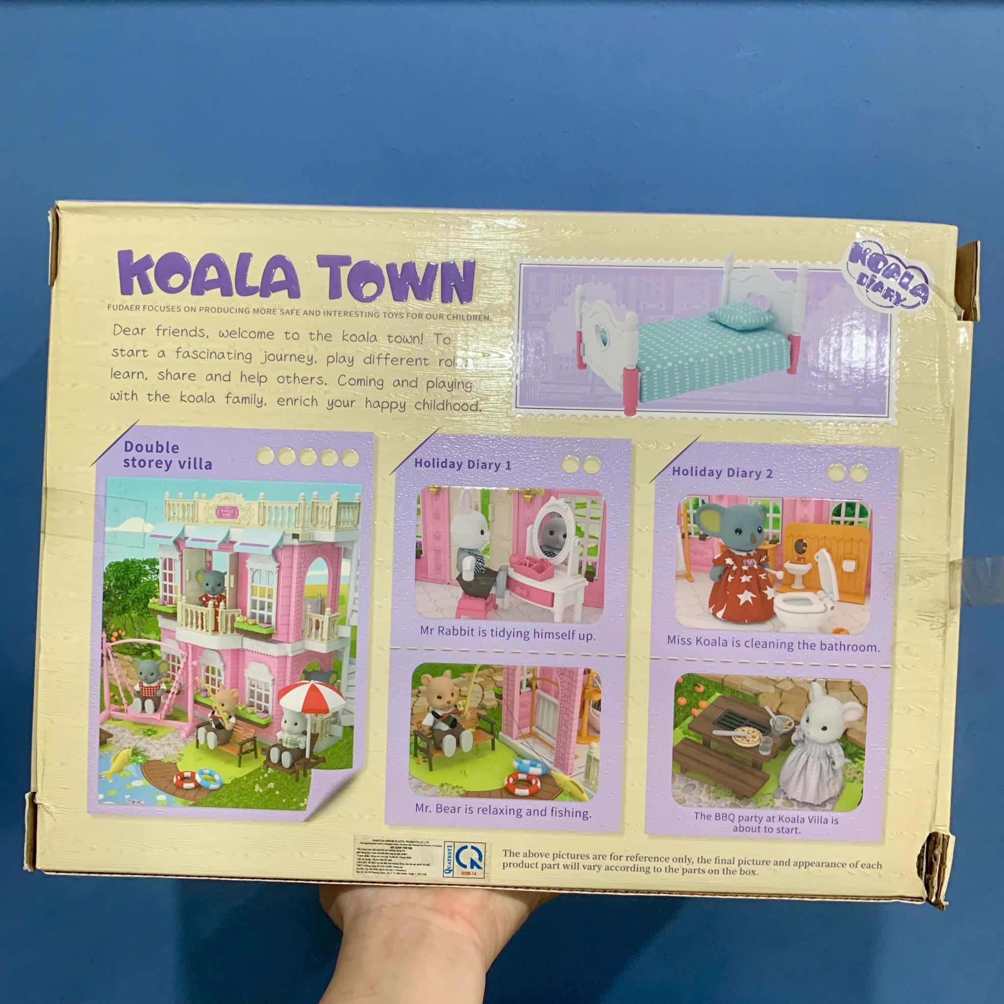  Đồ chơi nhập vai : Nội Thất Nhà Gấu Koala “Koala Diary – Bedroom & Bathroom / Koala Town”, 3ages+, No. FDE87611 