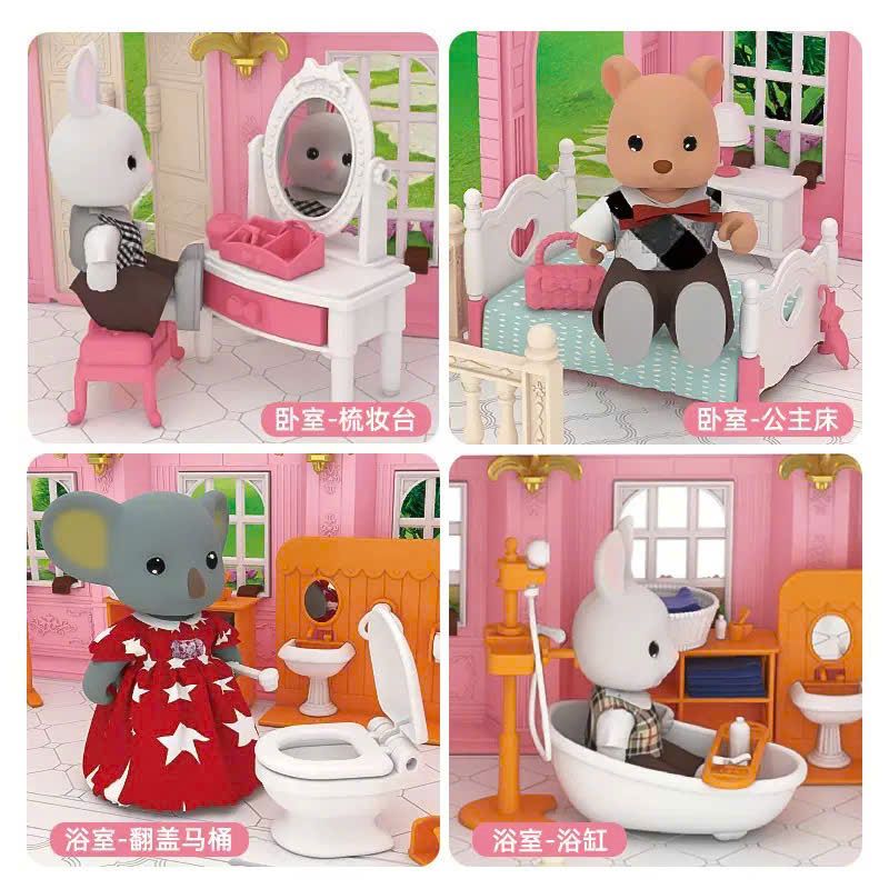  Đồ chơi nhập vai : Nội Thất Nhà Gấu Koala “Koala Diary – Bedroom & Bathroom / Koala Town”, 3ages+, No. FDE87611 