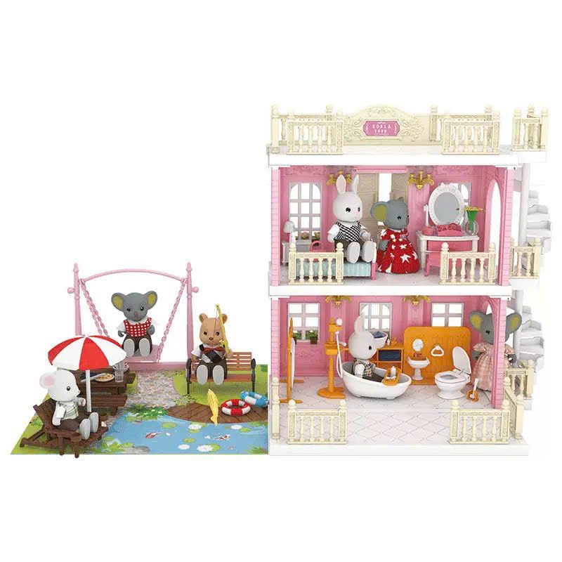  Đồ chơi nhập vai : Nội Thất Nhà Gấu Koala “Koala Diary – Bedroom & Bathroom / Koala Town”, 3ages+, No. FDE87611 