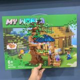  Đồ chơi lắp ráp bộ Minecaft ngôi nhà cho bé, 6ages+, 587 chi tiết, No. 44123 