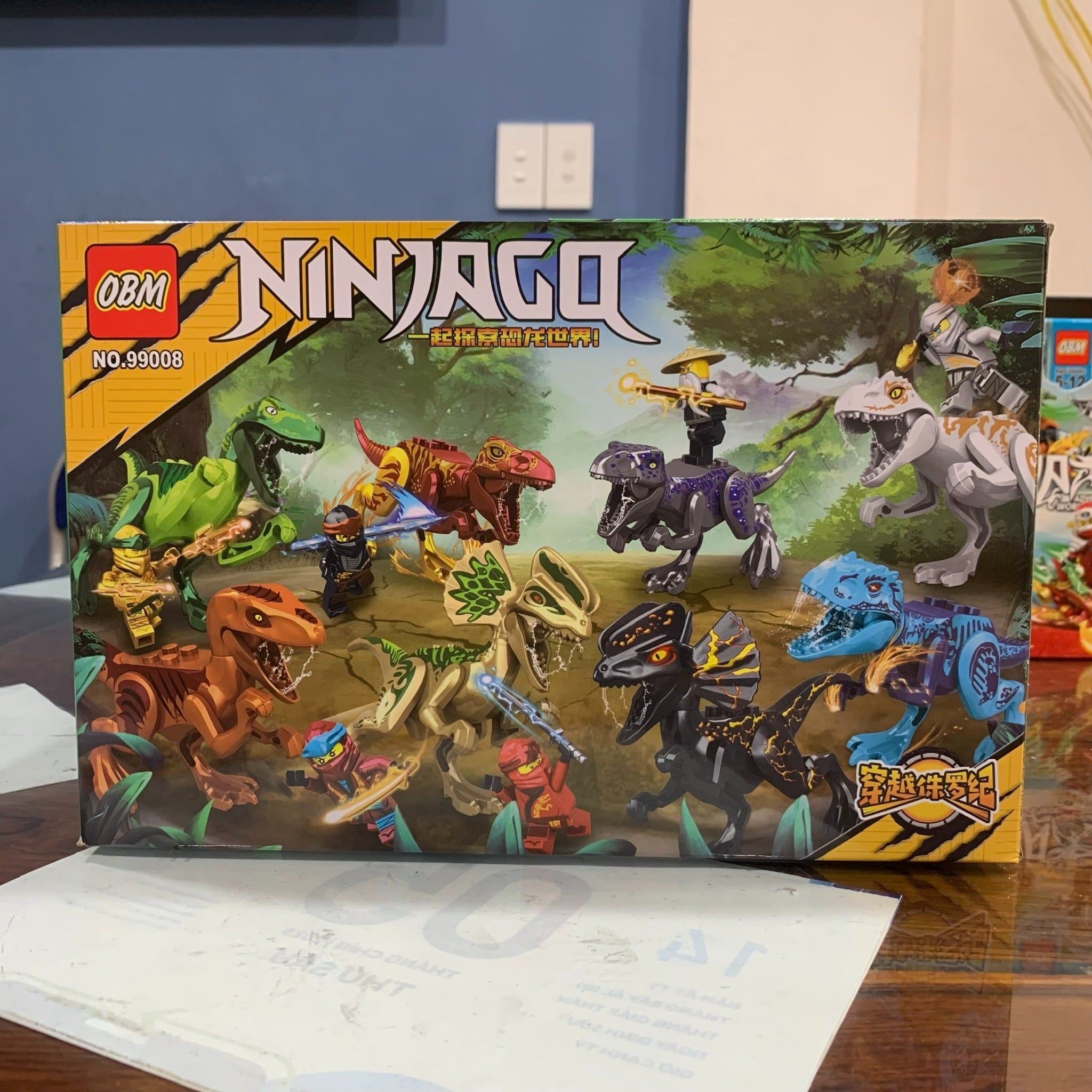  Đồ chơi lắp ráp : Bộ sưu tập nhiều mẫu mô hình phi cơ và khủng long (16b nhỏ/lốc), 6ages+, No. 99008, 99034, 99108 