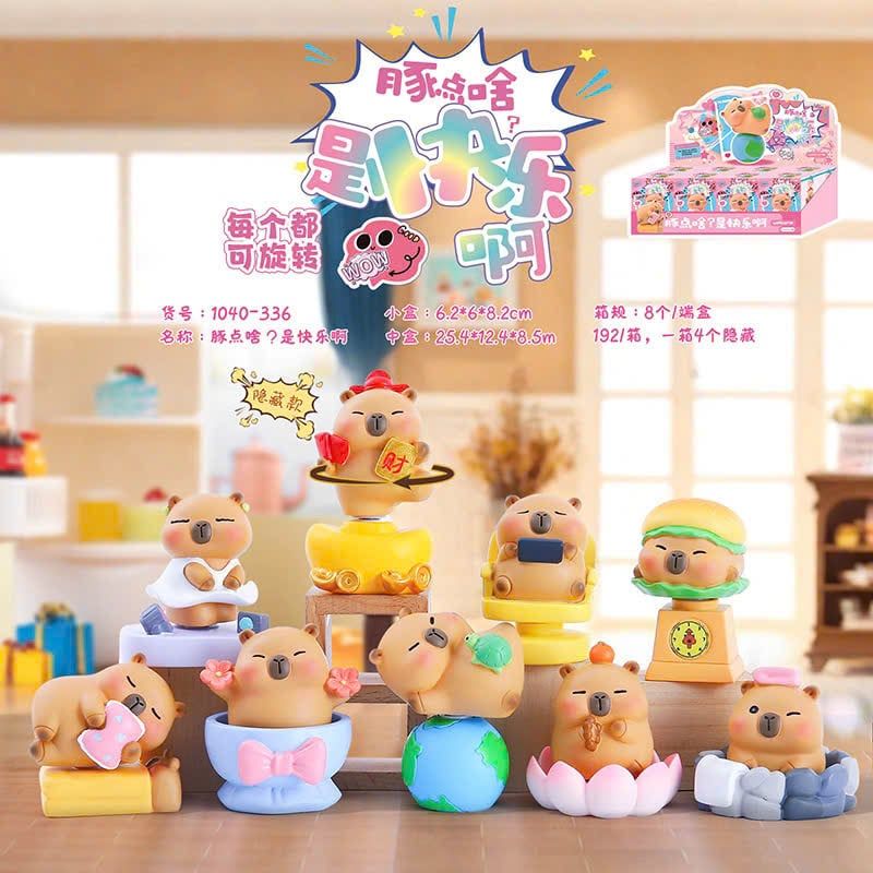  BLINDBOX CAPYBARA : Mô hình Capybara hành động đáng yêu, 15ages+, No. 1040-336 