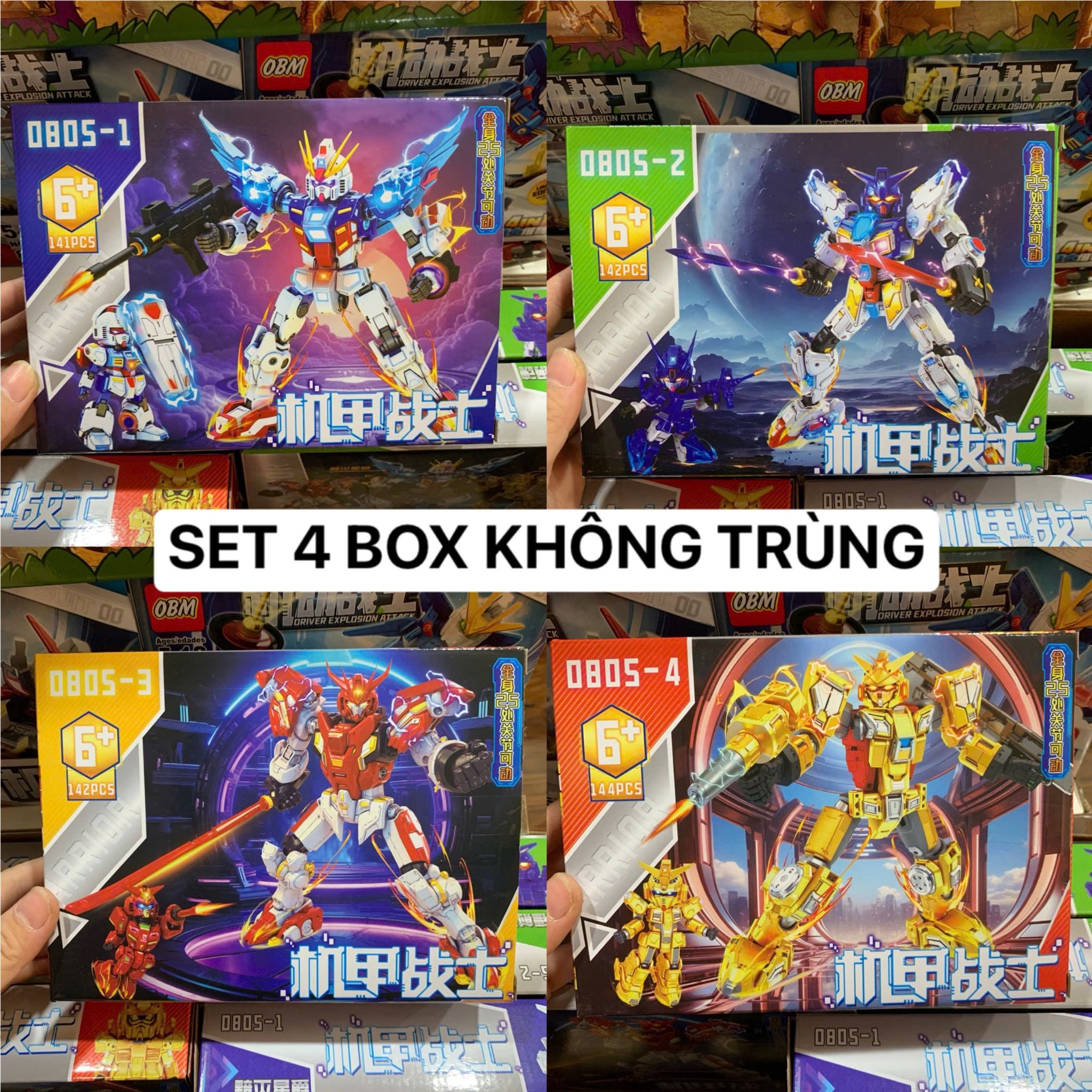  Đồ chơi lắp ráp : Bộ sưu tập nhiều mẫu mô hình cho bé (8b nhỏ/lốc), 5-12ages+, No. 9007, 9013, 99257, 99305, 0805, D588, YZ7139, CD8098, 99999, K217, CD8096, CD8138, 99233 