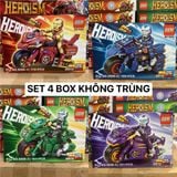  Đồ chơi lắp ráp : Bộ sưu tập mô hình robot biến hình (8b lớn/lốc), 6ages+, No. 9102, 99017, 9098, YZ7125, 99307, 9046 